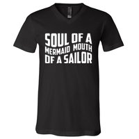 Retro Funny T , Soul Of A Me V-Neck T-Shirt