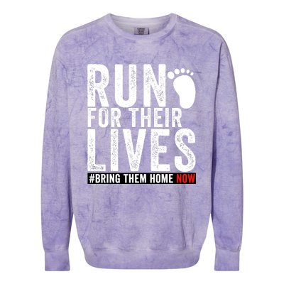 Run For Their Lives Colorblast Crewneck Sweatshirt