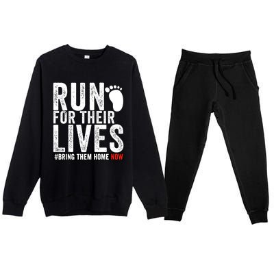 Run For Their Lives Premium Crewneck Sweatsuit Set