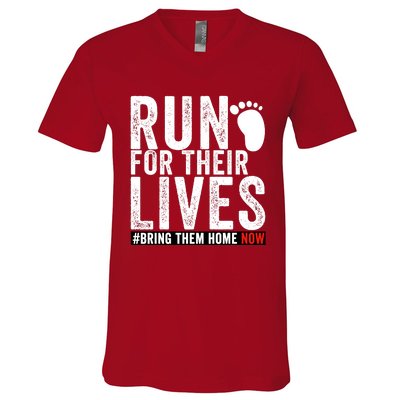 Run For Their Lives V-Neck T-Shirt