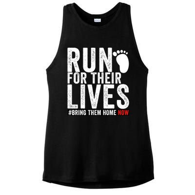 Run For Their Lives Ladies PosiCharge Tri-Blend Wicking Tank