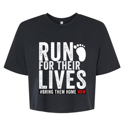 Run For Their Lives Bella+Canvas Jersey Crop Tee