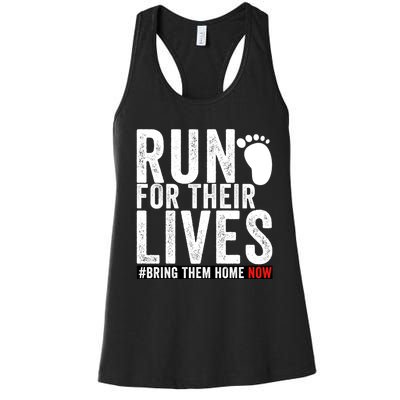 Run For Their Lives Women's Racerback Tank