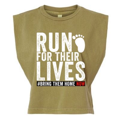 Run For Their Lives Garment-Dyed Women's Muscle Tee