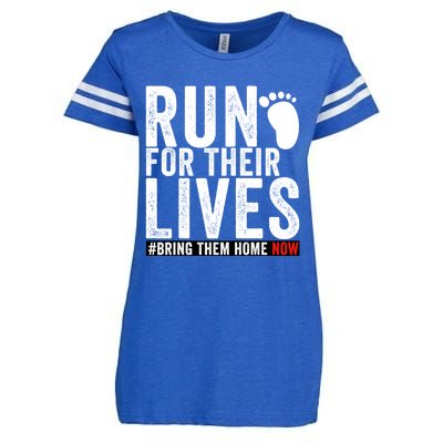 Run For Their Lives Enza Ladies Jersey Football T-Shirt