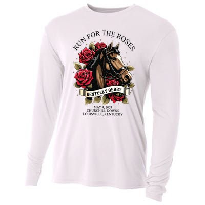 Run For The Roses 150th Anniversary Cooling Performance Long Sleeve Crew