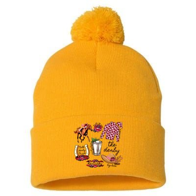 Run For The Roses 150th Anniversary Pom Pom 12in Knit Beanie