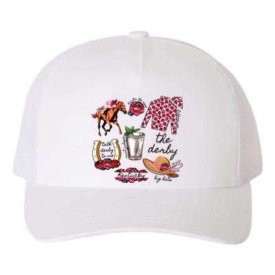 Run For The Roses 150th Anniversary Yupoong Adult 5-Panel Trucker Hat