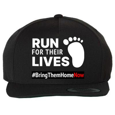 Run For Their Lives Wool Snapback Cap