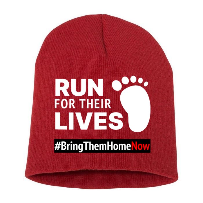 Run For Their Lives Short Acrylic Beanie