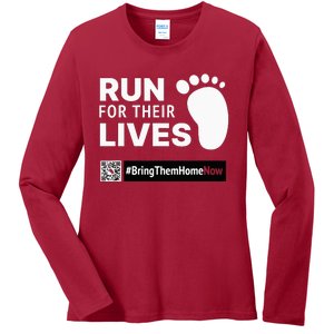 Run For Their Lives Ladies Long Sleeve Shirt