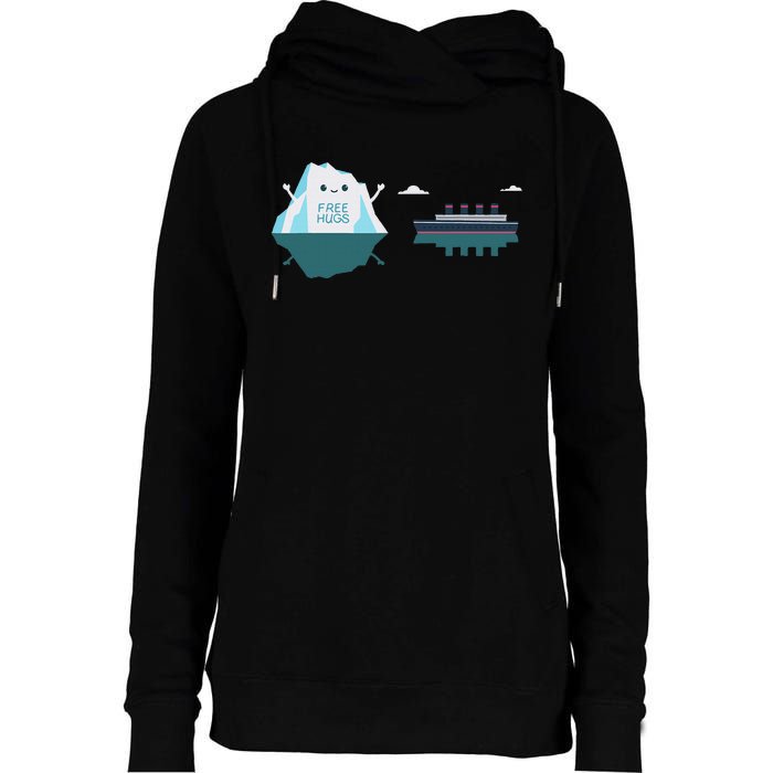 Retro Funny Titanic 1912 Cruise Ship Titanic Womens Funnel Neck Pullover Hood