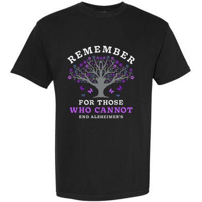 Remember For Those Who Cannot AlzheimerS Awareness Garment-Dyed Heavyweight T-Shirt