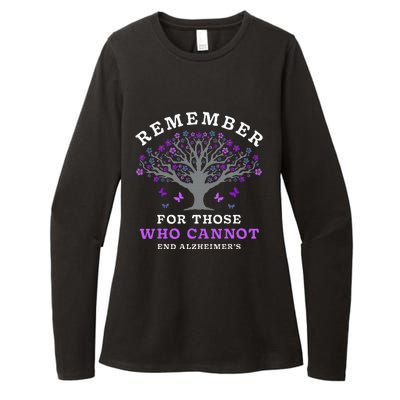 Remember For Those Who Cannot AlzheimerS Awareness Womens CVC Long Sleeve Shirt