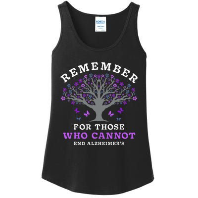 Remember For Those Who Cannot AlzheimerS Awareness Ladies Essential Tank