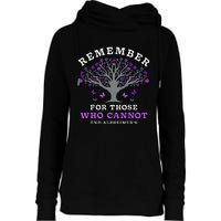 Remember For Those Who Cannot AlzheimerS Awareness Womens Funnel Neck Pullover Hood