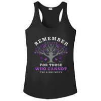 Remember For Those Who Cannot AlzheimerS Awareness Ladies PosiCharge Competitor Racerback Tank