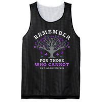 Remember For Those Who Cannot AlzheimerS Awareness Mesh Reversible Basketball Jersey Tank