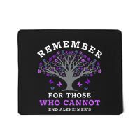 Remember For Those Who Cannot AlzheimerS Awareness Mousepad