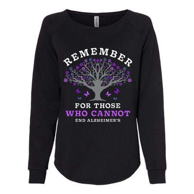 Remember For Those Who Cannot AlzheimerS Awareness Womens California Wash Sweatshirt