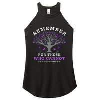 Remember For Those Who Cannot AlzheimerS Awareness Women's Perfect Tri Rocker Tank