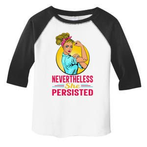 Radical Feminist Tee Feminism Tee Nevertheless She Persisted Toddler Fine Jersey T-Shirt