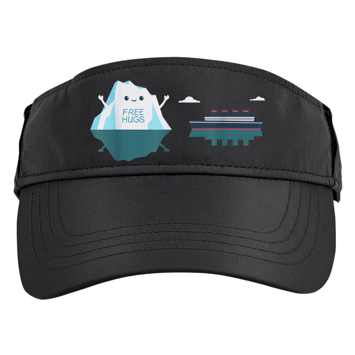 Retro Funny Titanic 1912 Cruise Ship Titanic Adult Drive Performance Visor