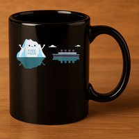 Retro Funny Titanic 1912 Cruise Ship Titanic 11oz C Handle Ceramic Mug