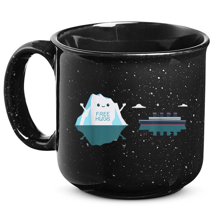 Retro Funny Titanic 1912 Cruise Ship Titanic 15oz Campfire Ceramic Mug
