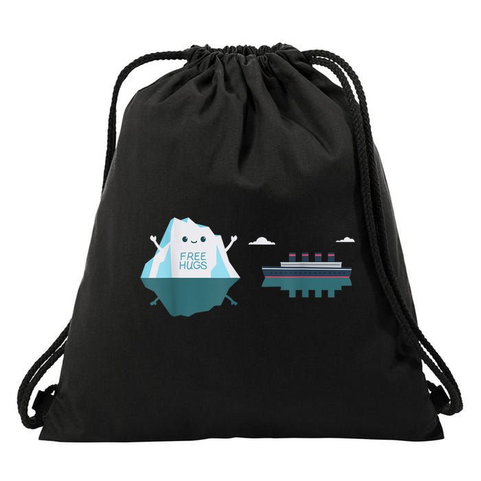 Retro Funny Titanic 1912 Cruise Ship Titanic Drawstring Bag