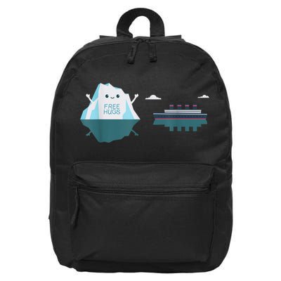 Retro Funny Titanic 1912 Cruise Ship Titanic 16 in Basic Backpack