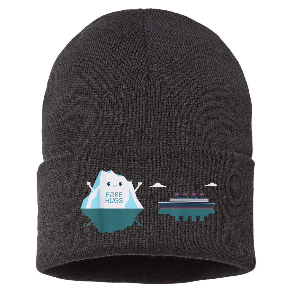 Retro Funny Titanic 1912 Cruise Ship Titanic Sustainable Knit Beanie