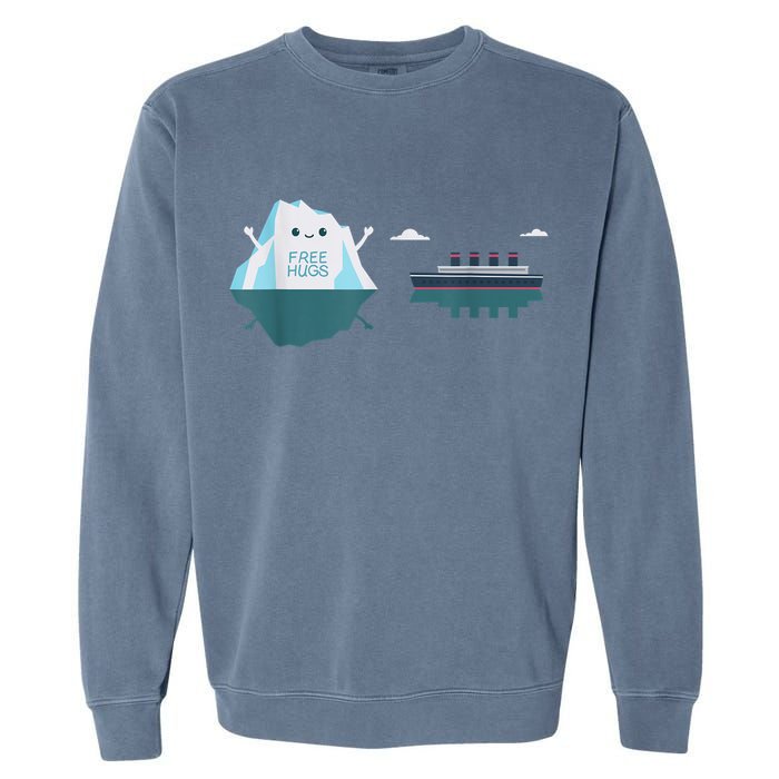 Retro Funny Titanic 1912 Cruise Ship Titanic Garment-Dyed Sweatshirt