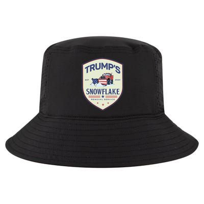 Retro Funny Trump Snowflake Removal Service Election 2024 Cool Comfort Performance Bucket Hat