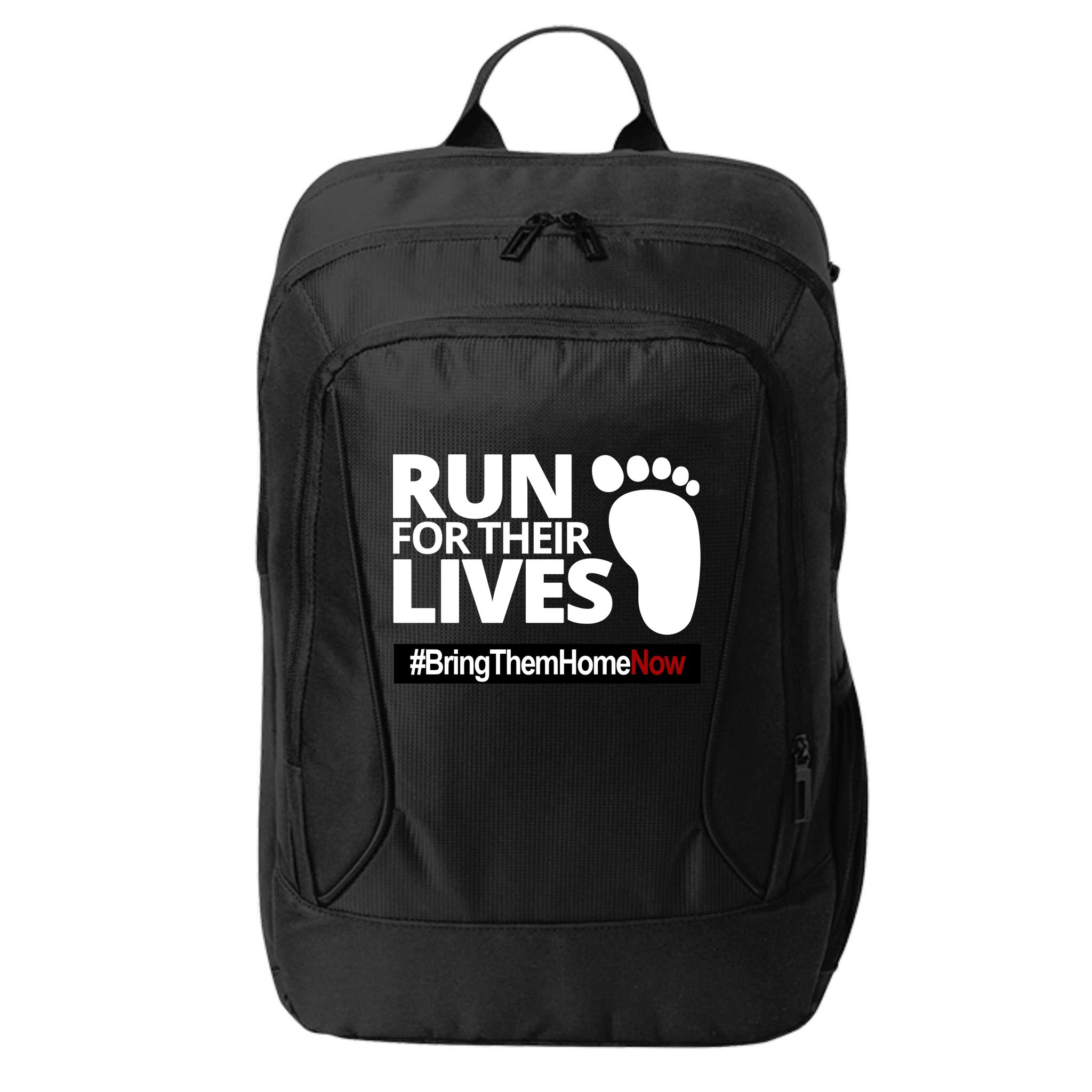 Run For Their Lives Bring Them Home Now Awareness City Backpack