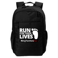 Run For Their Lives Bring Them Home Now Awareness Backpack