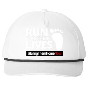 Run For Their Lives Bring Them Home Now Awareness Snapback Five-Panel Rope Hat