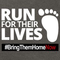 Run For Their Lives Bring Them Home Now Awareness Cotton Canvas Backpack