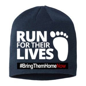 Run For Their Lives Bring Them Home Now Awareness Sustainable Beanie