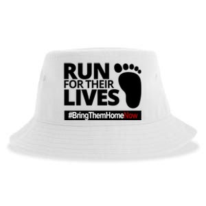 Run For Their Lives Bring Them Home Now Awareness Sustainable Bucket Hat