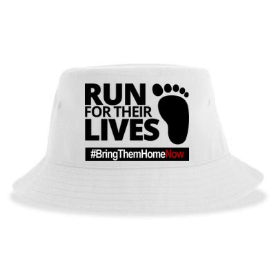 Run For Their Lives Bring Them Home Now Awareness Sustainable Bucket Hat