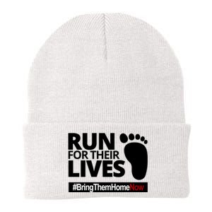 Run For Their Lives Bring Them Home Now Awareness Knit Cap Winter Beanie