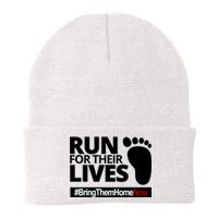 Run For Their Lives Bring Them Home Now Awareness Knit Cap Winter Beanie