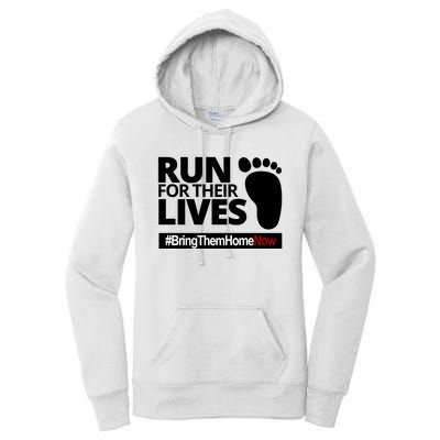 Run For Their Lives Bring Them Home Now Awareness Women's Pullover Hoodie