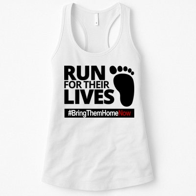 Run For Their Lives Bring Them Home Now Awareness Womens Tank Top