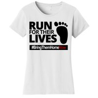 Run For Their Lives Bring Them Home Now Awareness Women's T-Shirt