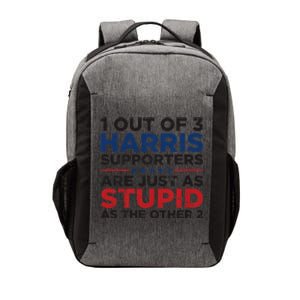 Retro Funny Trump 1 Out Of 3 Kamala Harris Supporters Vector Backpack