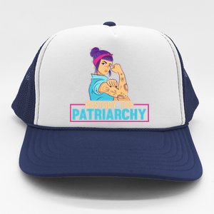 Radical Feminist Tee Feminism Tee Destroy The Patriarchy Funny Gift Trucker Hat