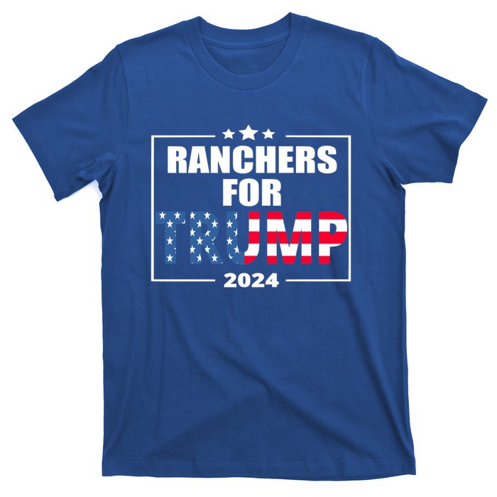 Ranchers For Trump 2024 Cattle For Trump Gift T-Shirt