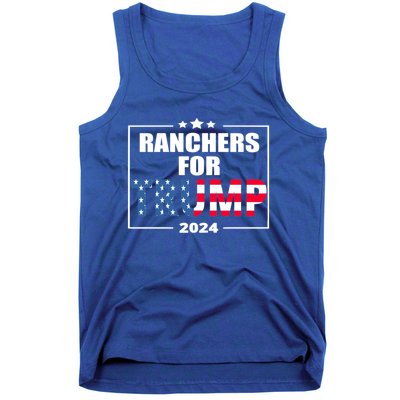 Ranchers For Trump 2024 Cattle For Trump Gift Tank Top